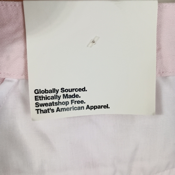 NWT American Apparel The Oxford Prep Short in Blush - Picture 5 of 7